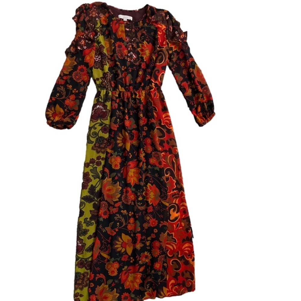 Loft Size Medium Floral Dress